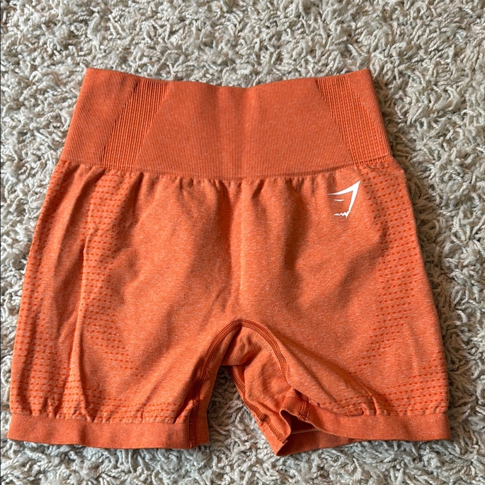 Orange Gym Shorts